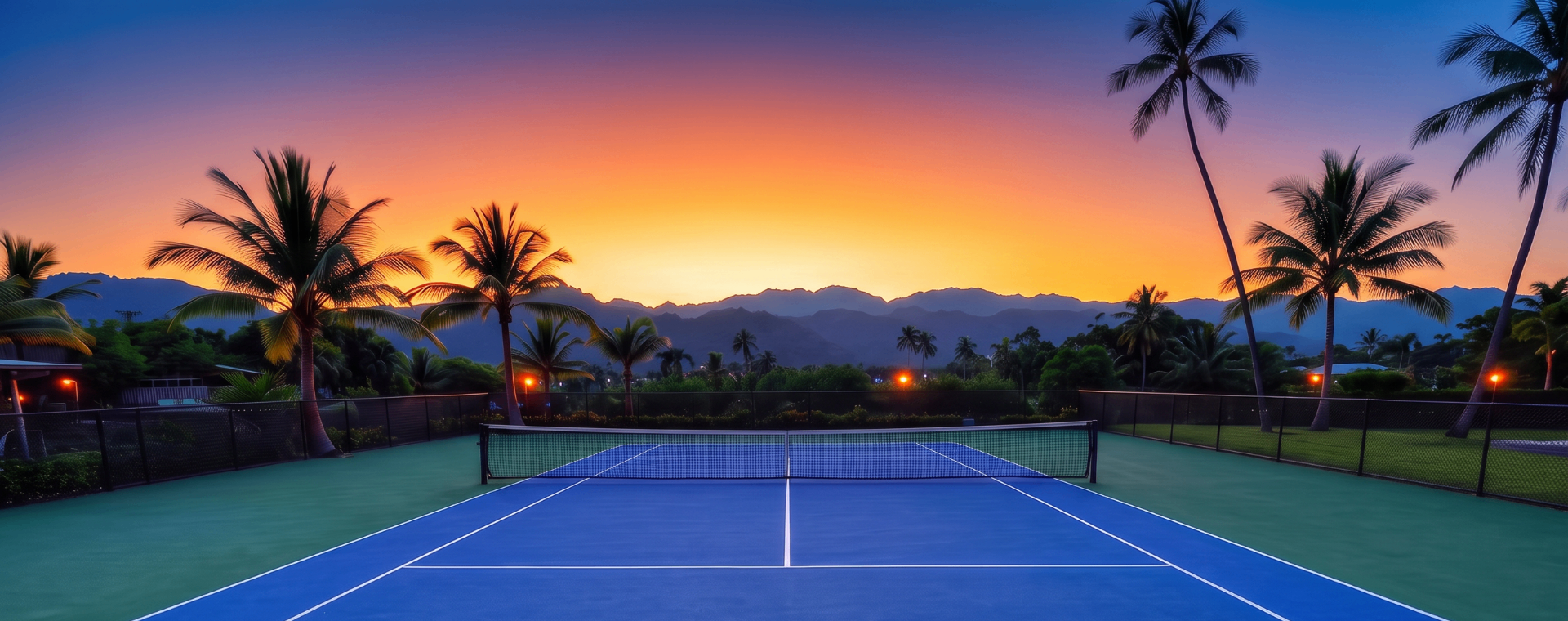 Luxury tennis retreat